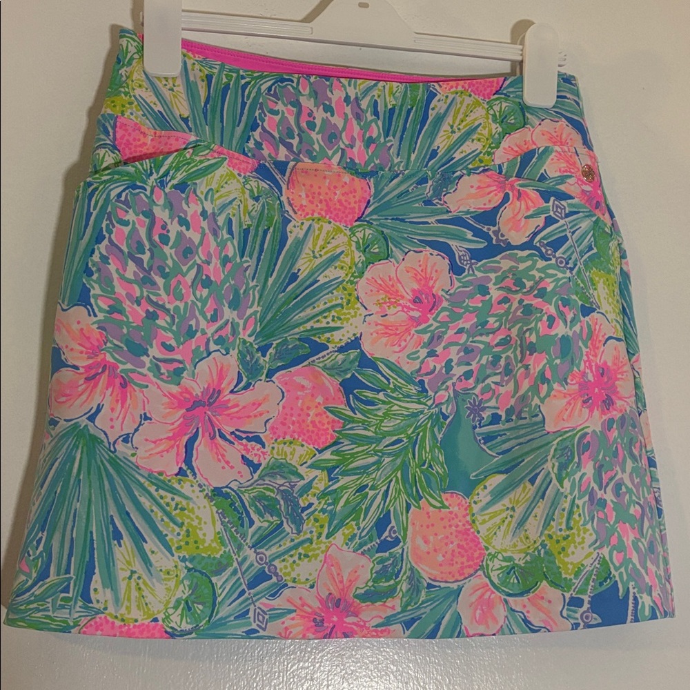 Lilly Pulitzer Luxletic Women's Monica Tennis Pickleball Skirt in Swizzle Size 6